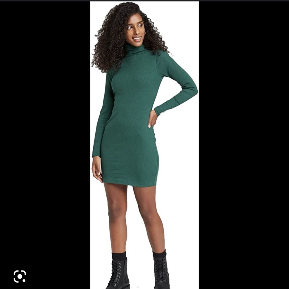 Wild Fable Emerald Green tunic dress